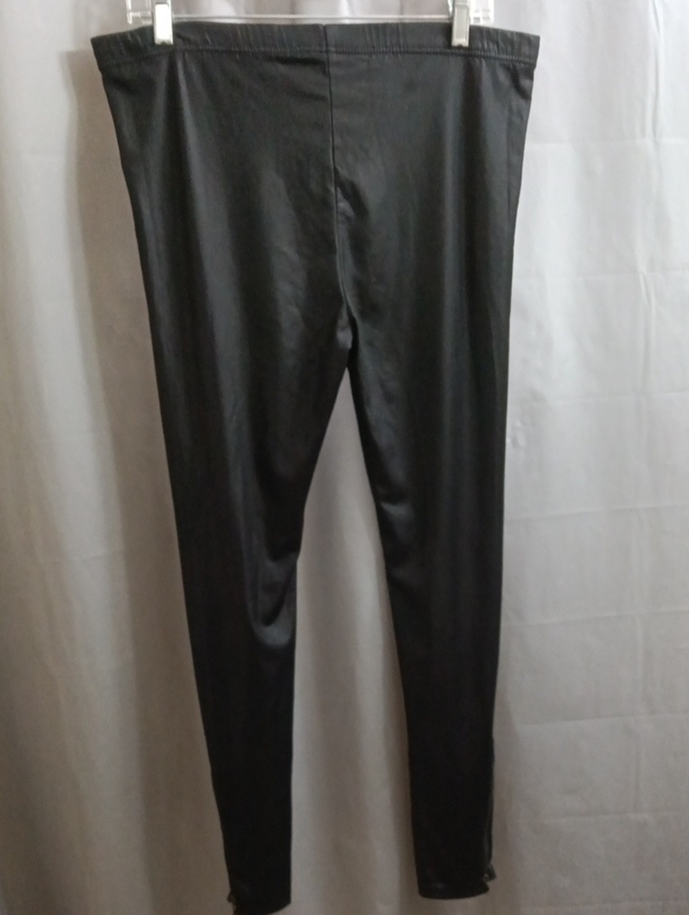 Women's Black Faux Leather Pants